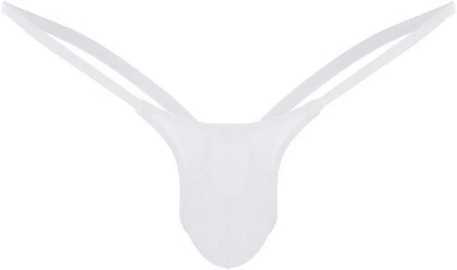 10 Pack Silky Bulge Pouch Briefs Men Ice Silk Low Rise Thong G-String Elephant Nose Sissy Panties Underpants Underwear