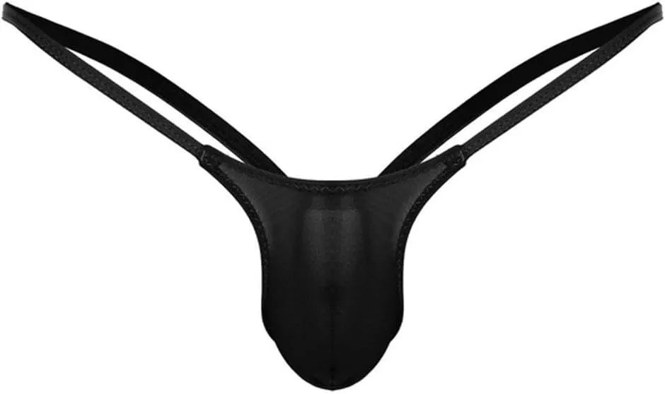 10 Pack Silky Bulge Pouch Briefs Men Ice Silk Low Rise Thong G-String Elephant Nose Sissy Panties Underpants Underwear