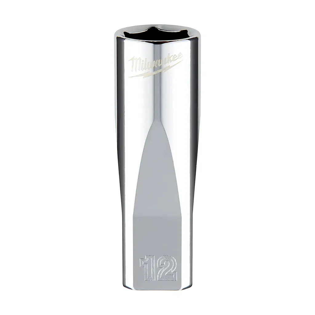 1/4 in. Drive 12mm Metric 6-Point Deep Socket