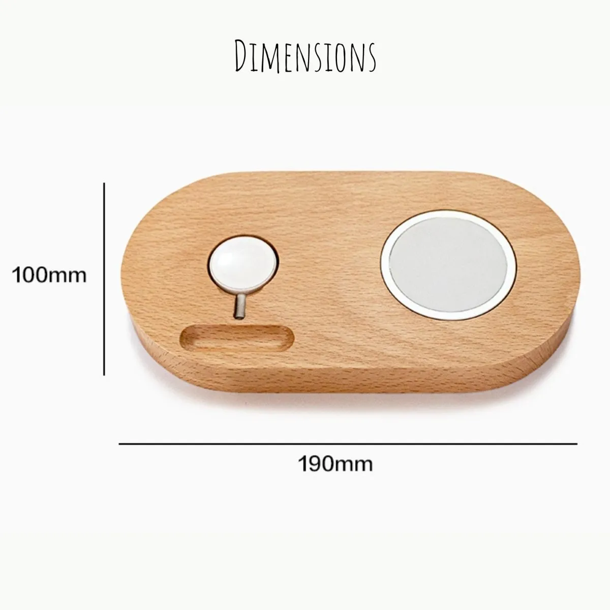 2 in 1 Magsafe Charger Station for iPhone and Watch