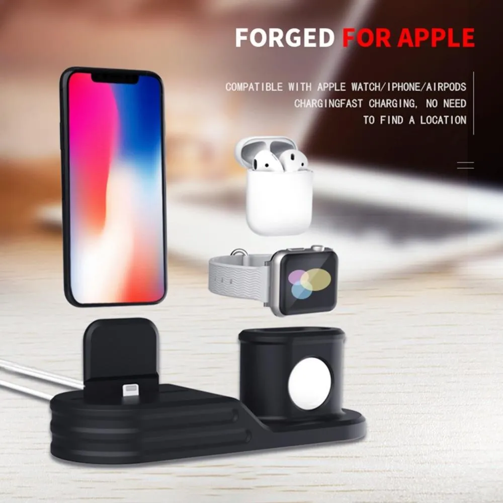 3 in 1 Charging Stand For Apple watch Series 6 5 4 Band Charger Support Station Airpods iPhone X 8 plus 7 6 watch Accessories |Watchbands|
