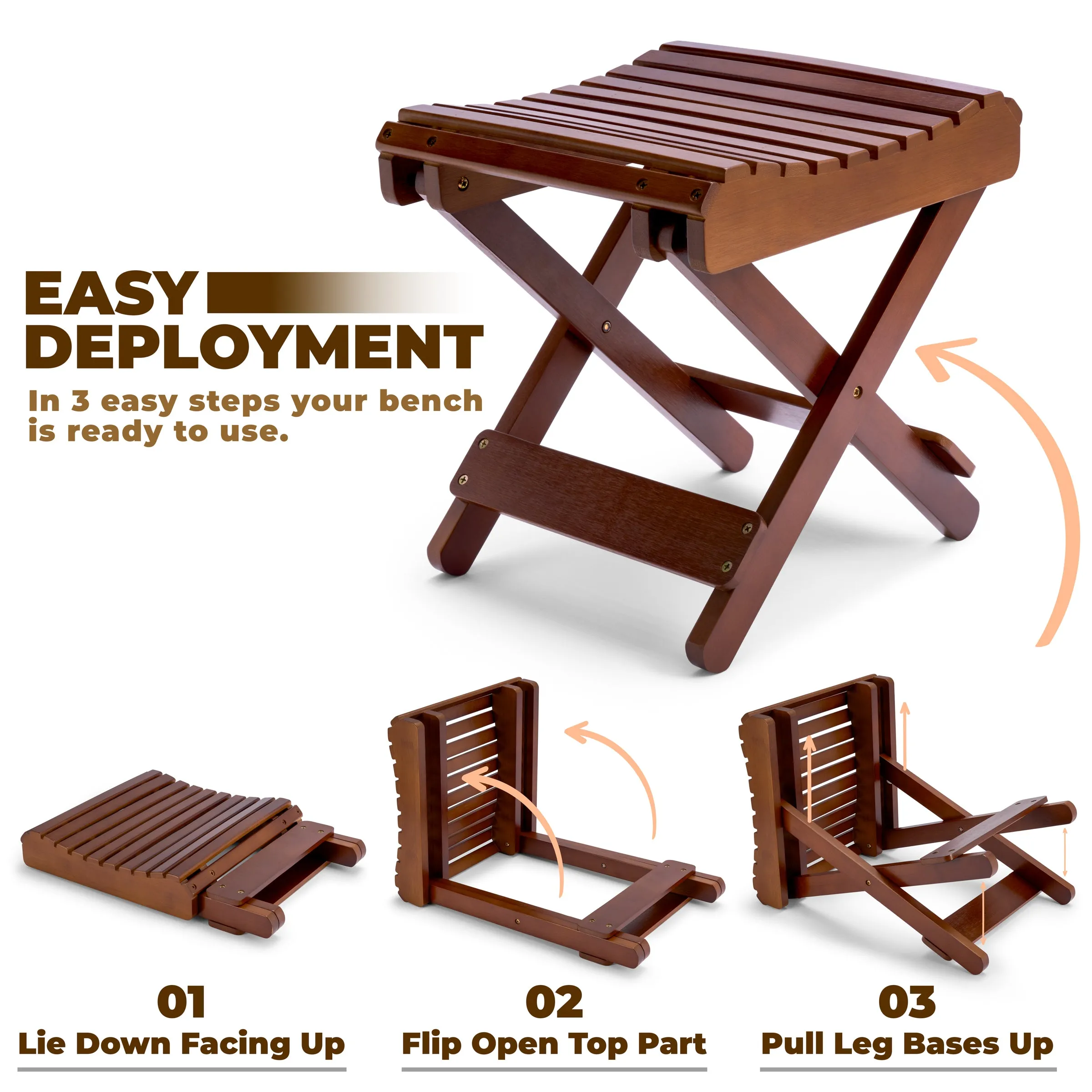 Bamboo Folding Stool