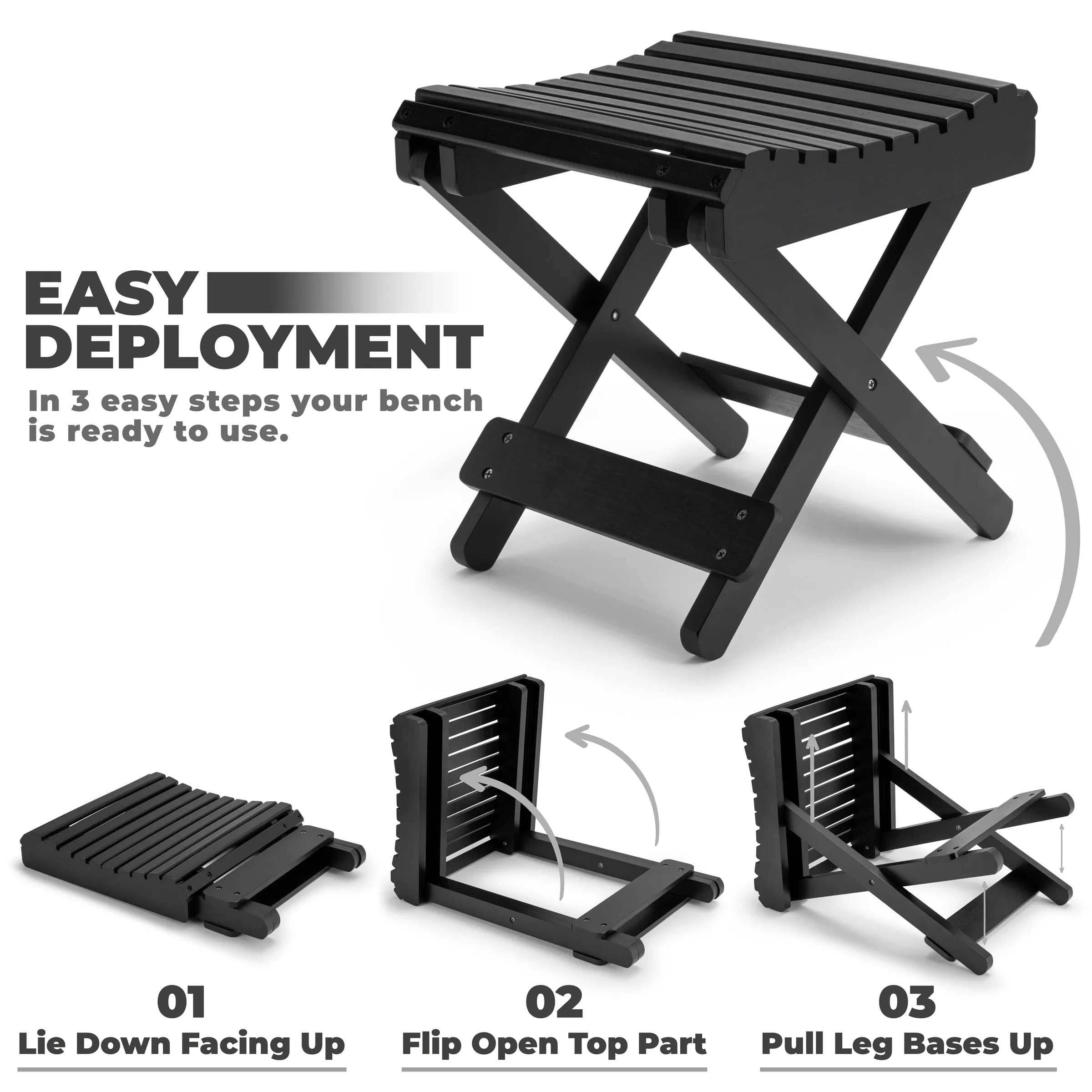 Bamboo Folding Stool