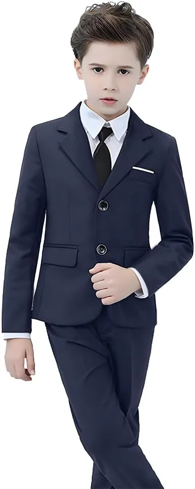Boys Slim Fit Suits for Boy Suit Set Kids Dresswear for Formal Wedding