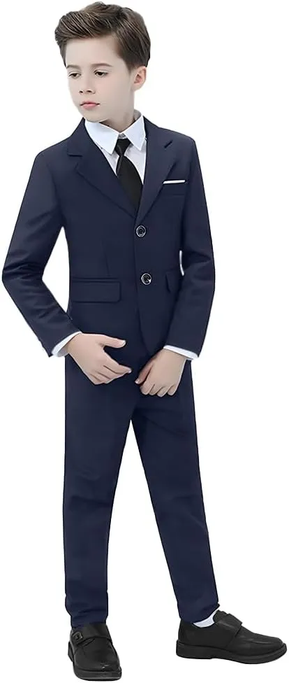 Boys Slim Fit Suits for Boy Suit Set Kids Dresswear for Formal Wedding