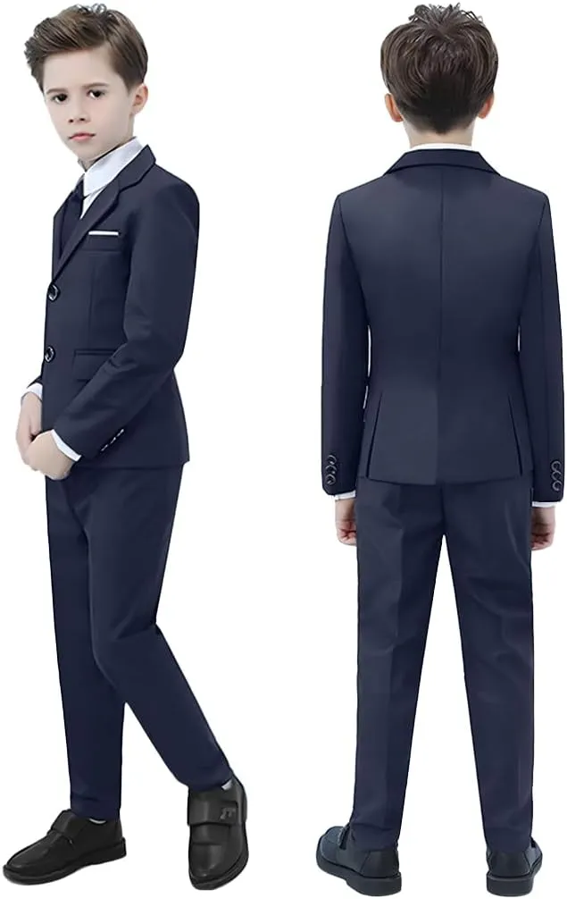 Boys Slim Fit Suits for Boy Suit Set Kids Dresswear for Formal Wedding