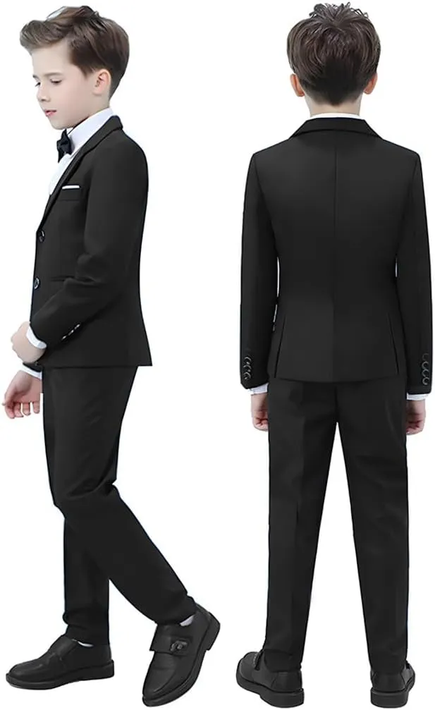 Boys Slim Fit Suits for Boy Suit Set Kids Dresswear for Formal Wedding