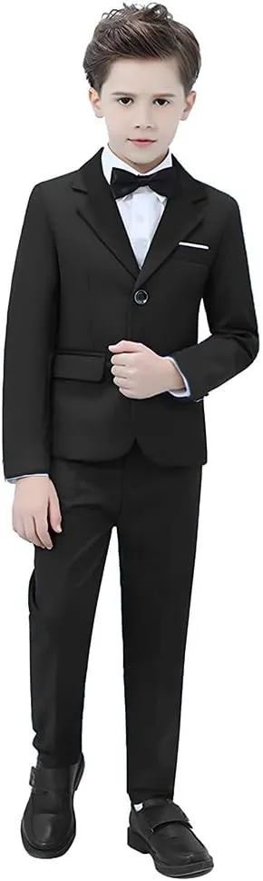 Boys Slim Fit Suits for Boy Suit Set Kids Dresswear for Formal Wedding