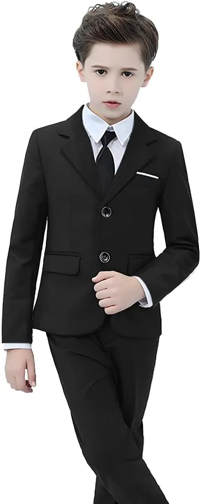 Boys Slim Fit Suits for Boy Suit Set Kids Dresswear for Formal Wedding