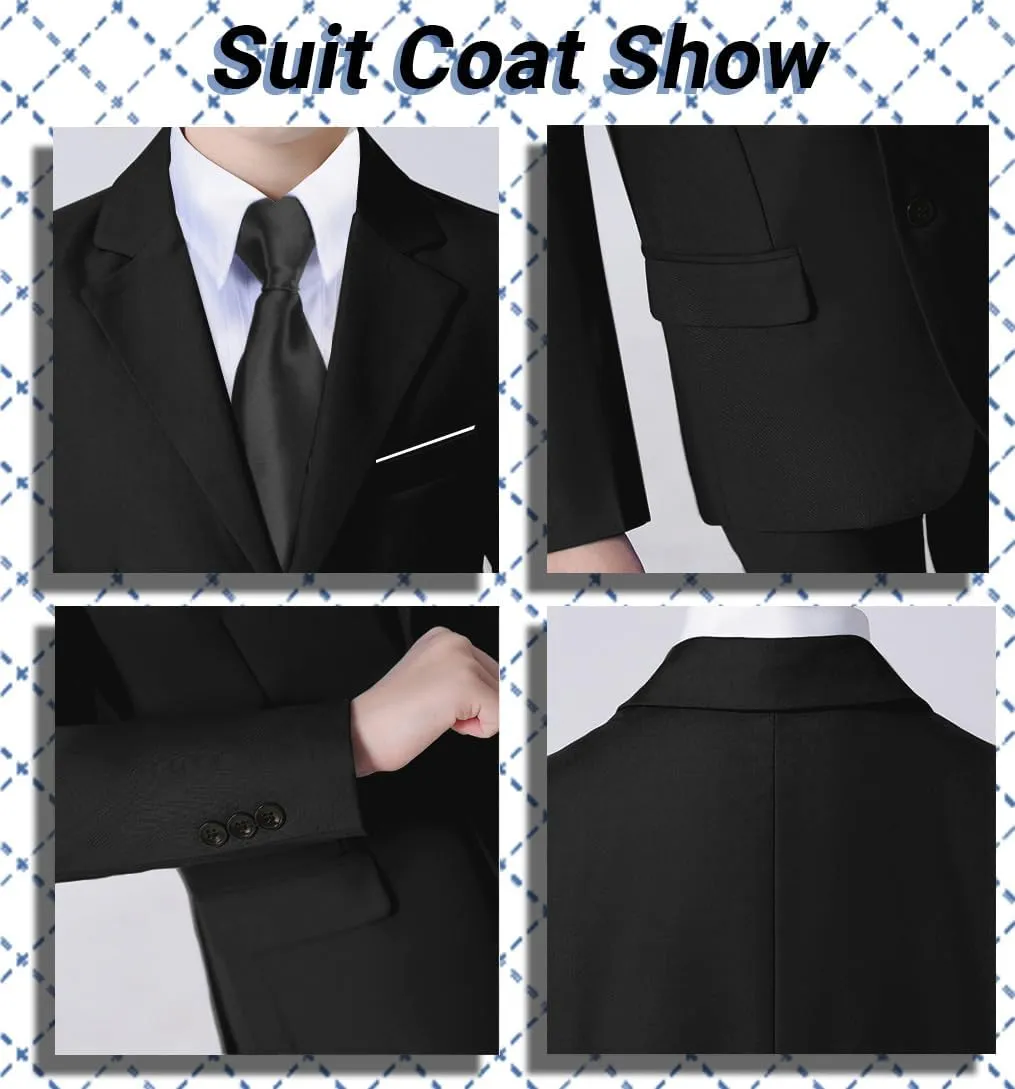 Boys Slim Fit Suits for Boy Suit Set Kids Dresswear for Formal Wedding