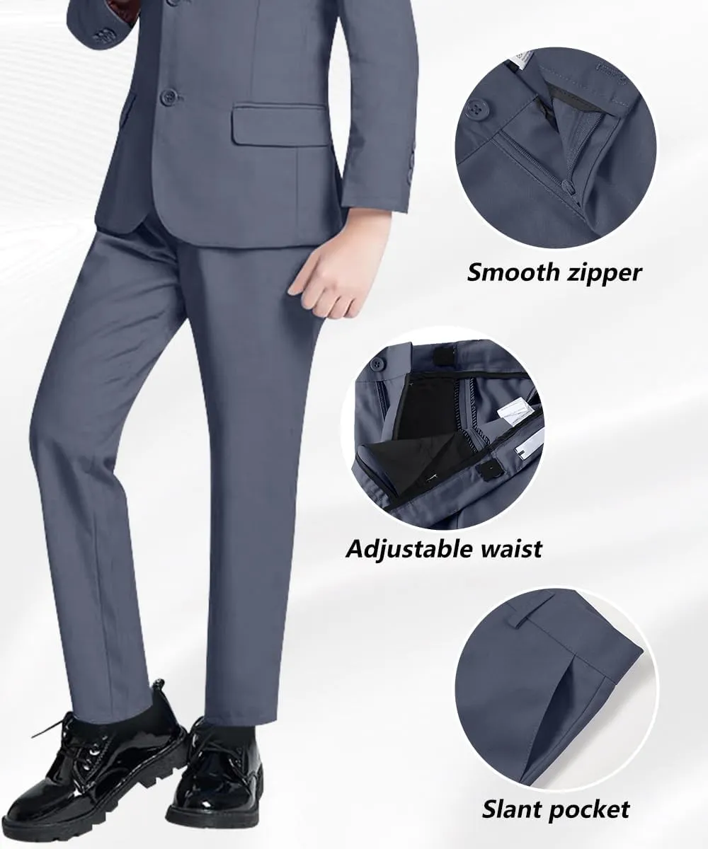 Boys Slim Fit Suits for Boy Suit Set Kids Dresswear for Formal Wedding