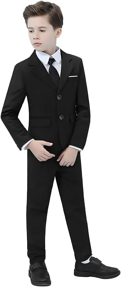 Boys Slim Fit Suits for Boy Suit Set Kids Dresswear for Formal Wedding