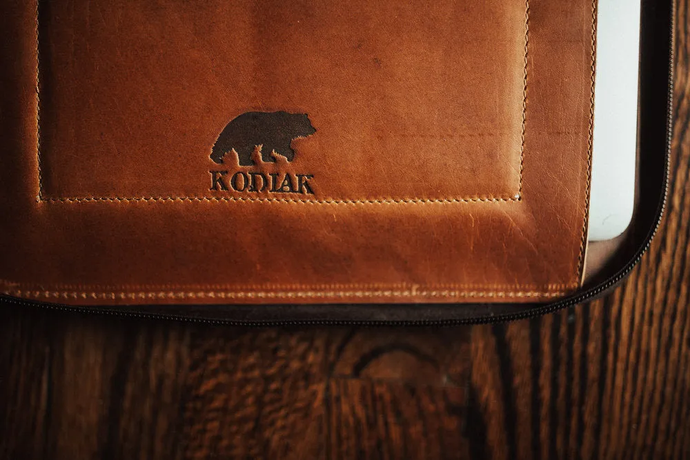 Buffalo Leather MacBook Portfolio