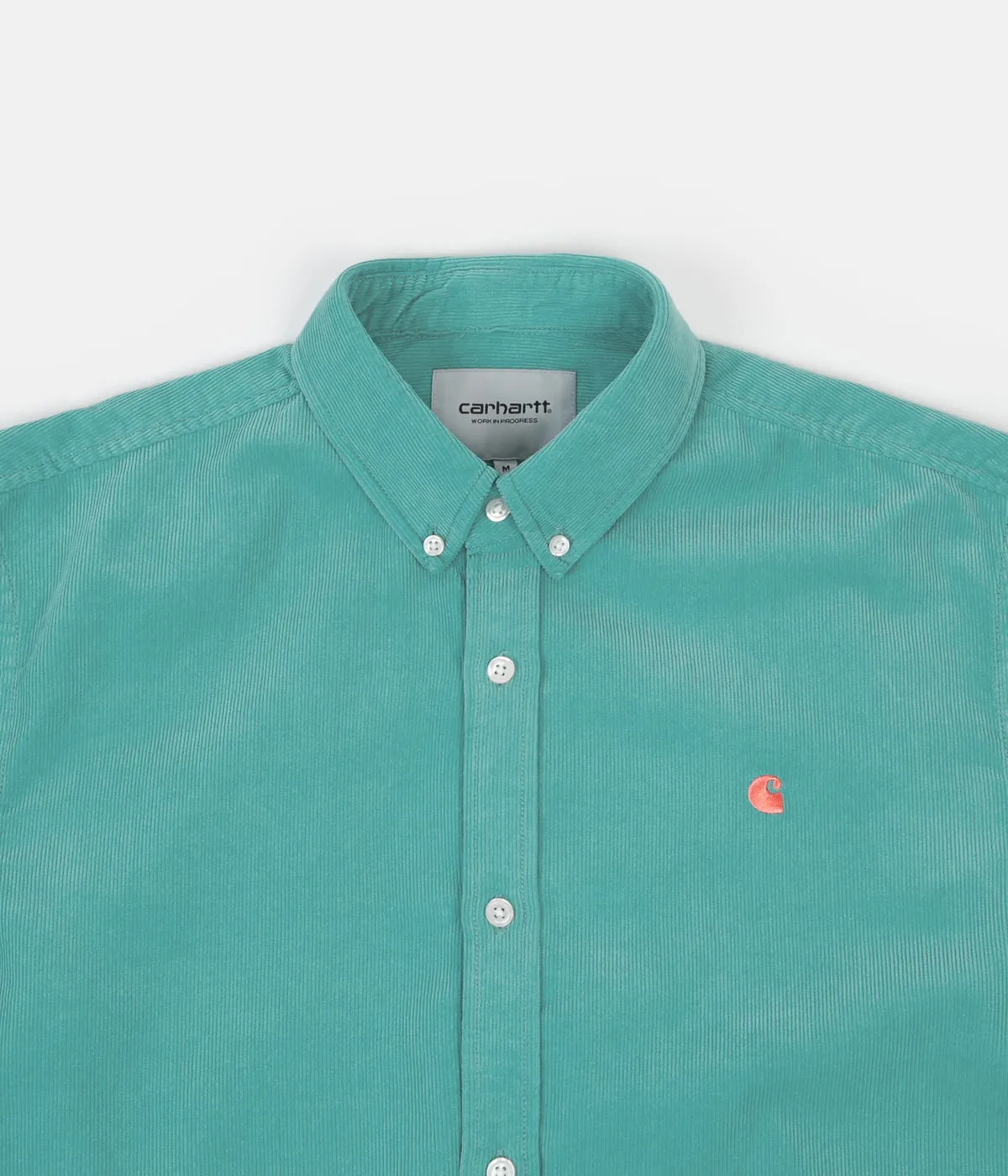 Carhartt Madison Cord Shirt - Bondi / Shrimp