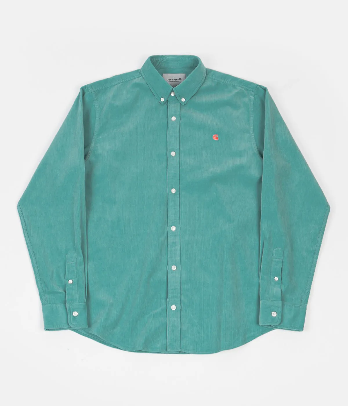 Carhartt Madison Cord Shirt - Bondi / Shrimp