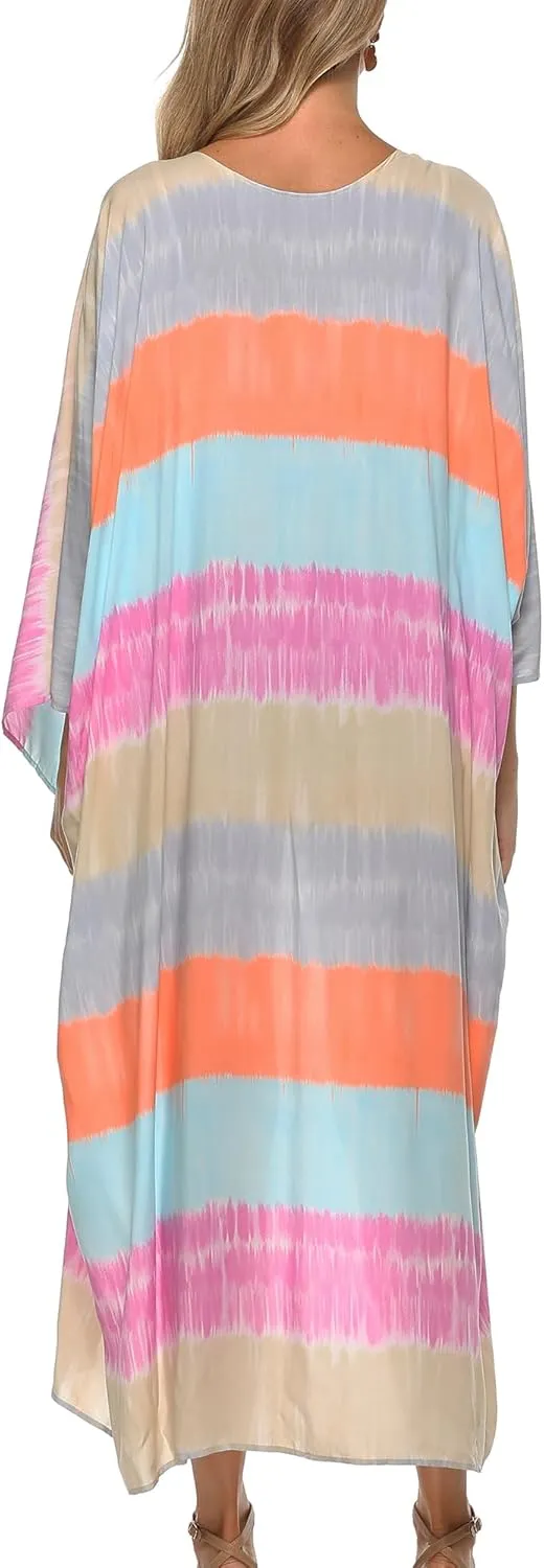 Chunoy Women Summer Chiffon Kimono Cardigan Loose Long Casual Beach Wear Cover Up