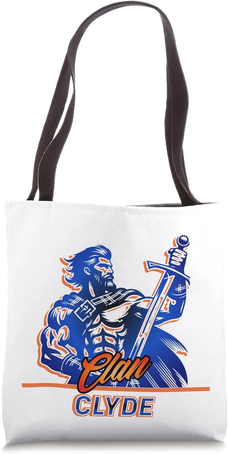 Clan Clyde Warrior Heritage Design Tote Bag