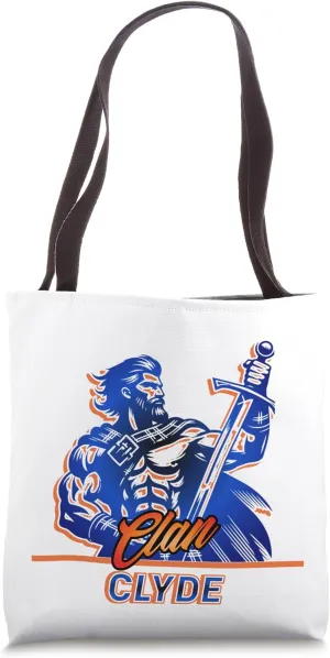 Clan Clyde Warrior Heritage Design Tote Bag