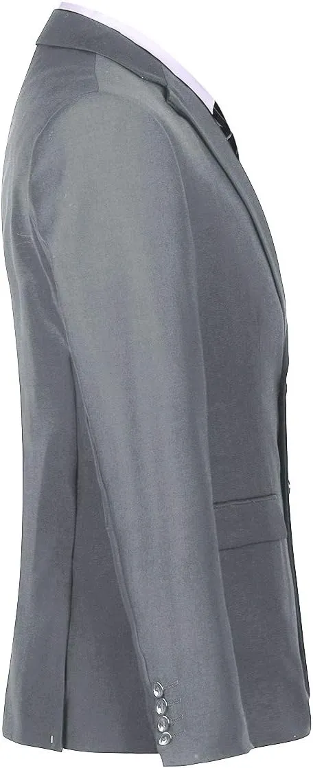 Cloudstyle Men's 2-Piece Suits Slim Fit 2 Button Dress Suit Jacket Blazer & Pants Set