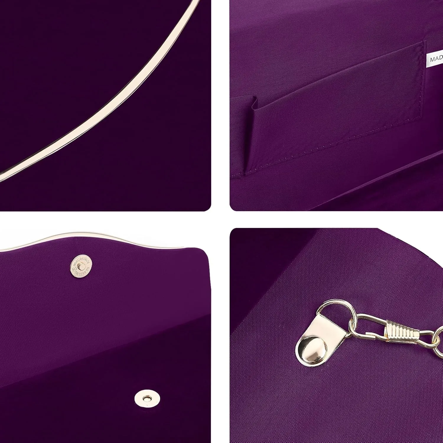 Clutch Purses for Women Evening Bag Faux Suede Formal Party Wedding Cocktail Prom