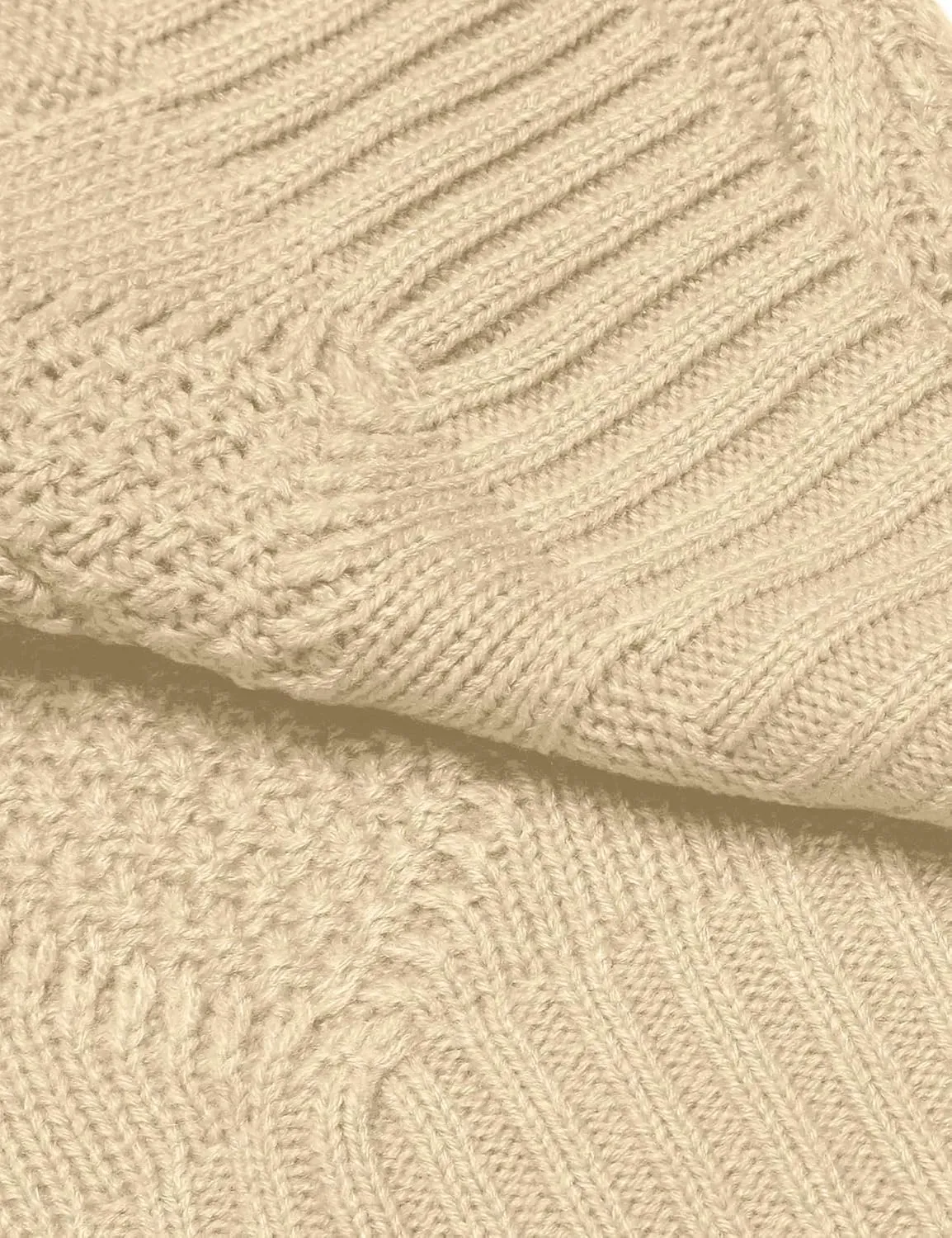 COOFANDY Mens Shawl Collar Cardigan Sweater Slim Fit Button Down Cable Knitted Sweater with Pockets