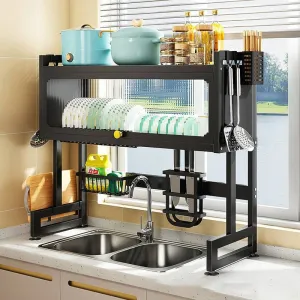 Dish Storage Rack With Organizer Kitchen Multi-function Dishwasher Rack Dish Rack Drain