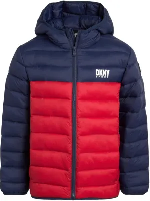 DKNY Boys Jacket  Midweight Insulated Quilted Outerwear Parka Puffer Coat  Water Resistant Boys Winter Hooded Jacket (8-20)