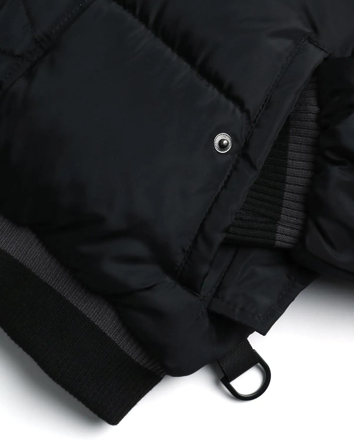 DKNY Boys' Winter Jacket - Midweight Polar Fleece Lined Quilted Insulated Parka Puffer Down Coat with Beanie Hat (Sizes:8-20)