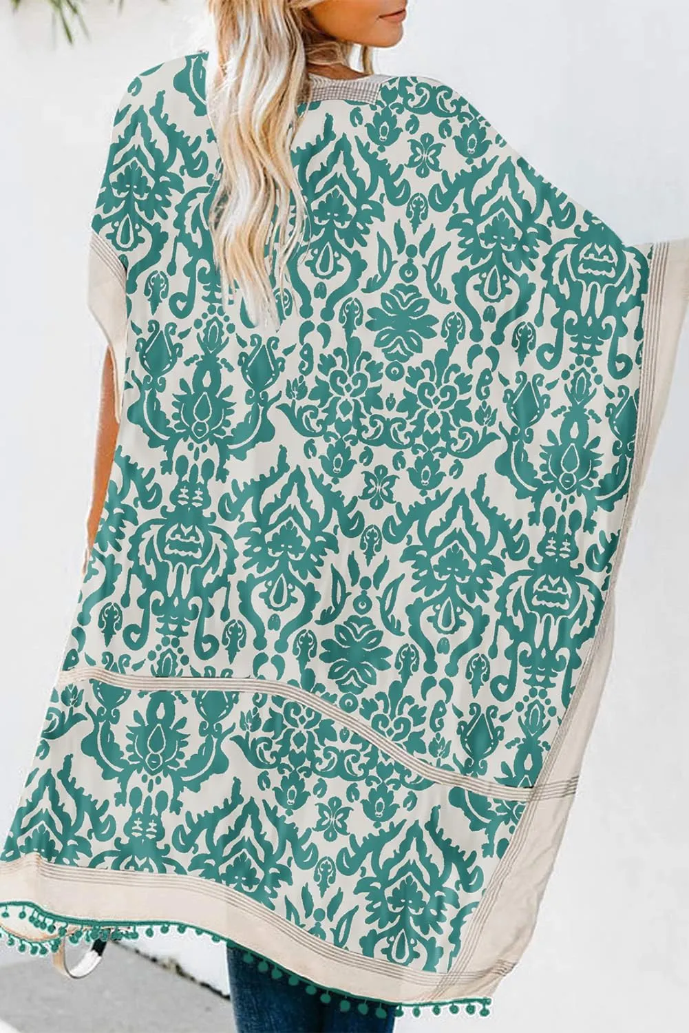Dokotoo Womens 2025 Summer Beach Hawaiian Vacation Long Kimono Cardigans Swimsuits Cover ups