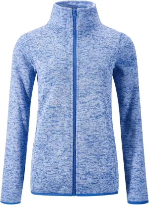 Dolcevida Women's Long Sleeve Sweater Fleece Zip Up Speckled Jacket with Pockets