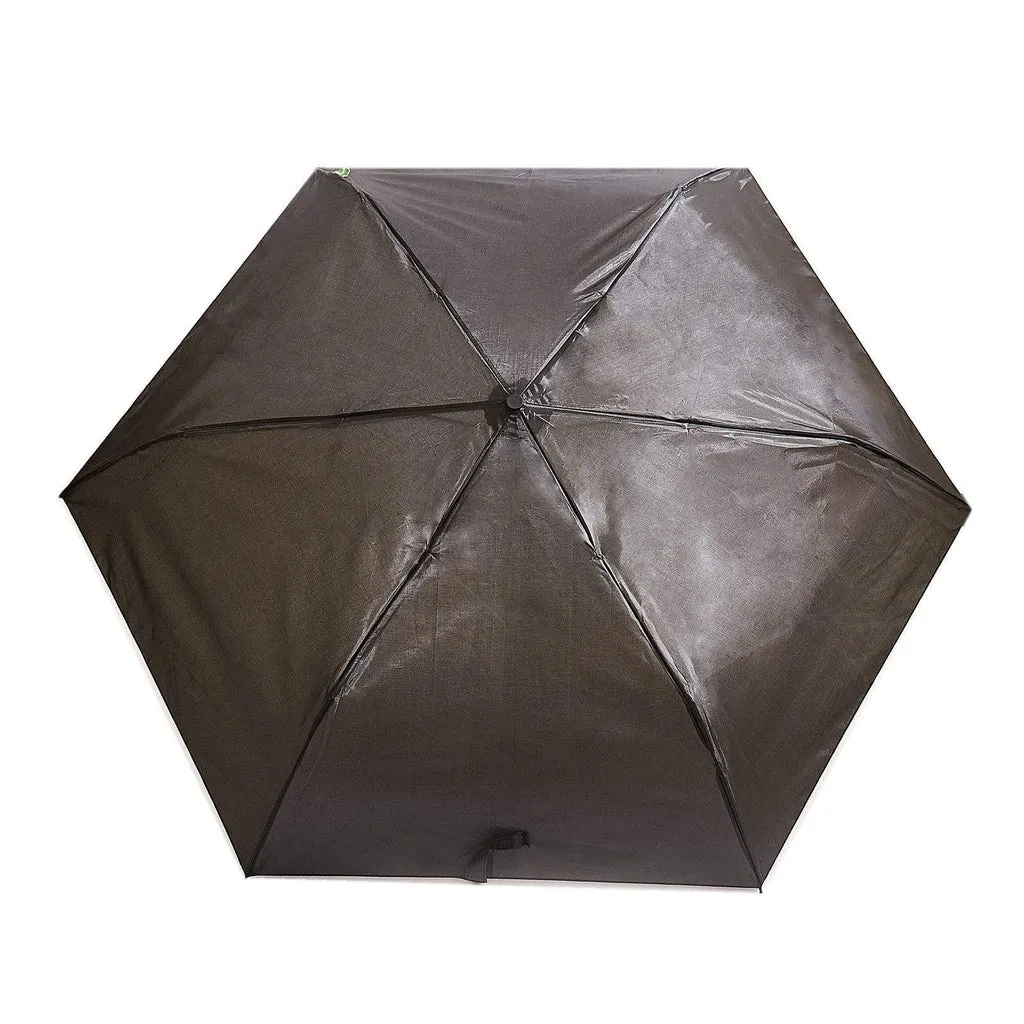 Eco Chic Foldable Mini Umbrella Black