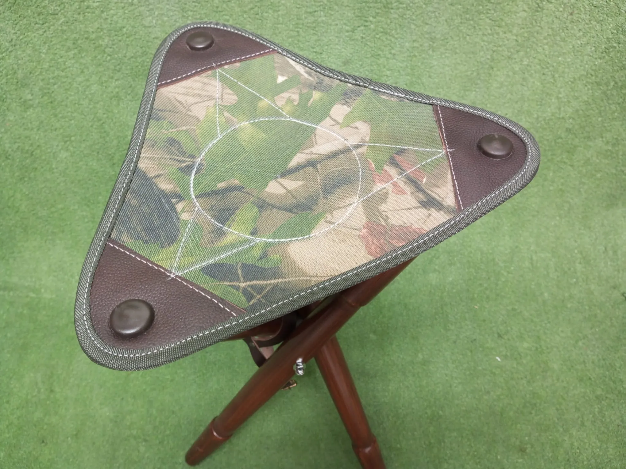 Foldable Tripod Camping Stool with Cordura Seat