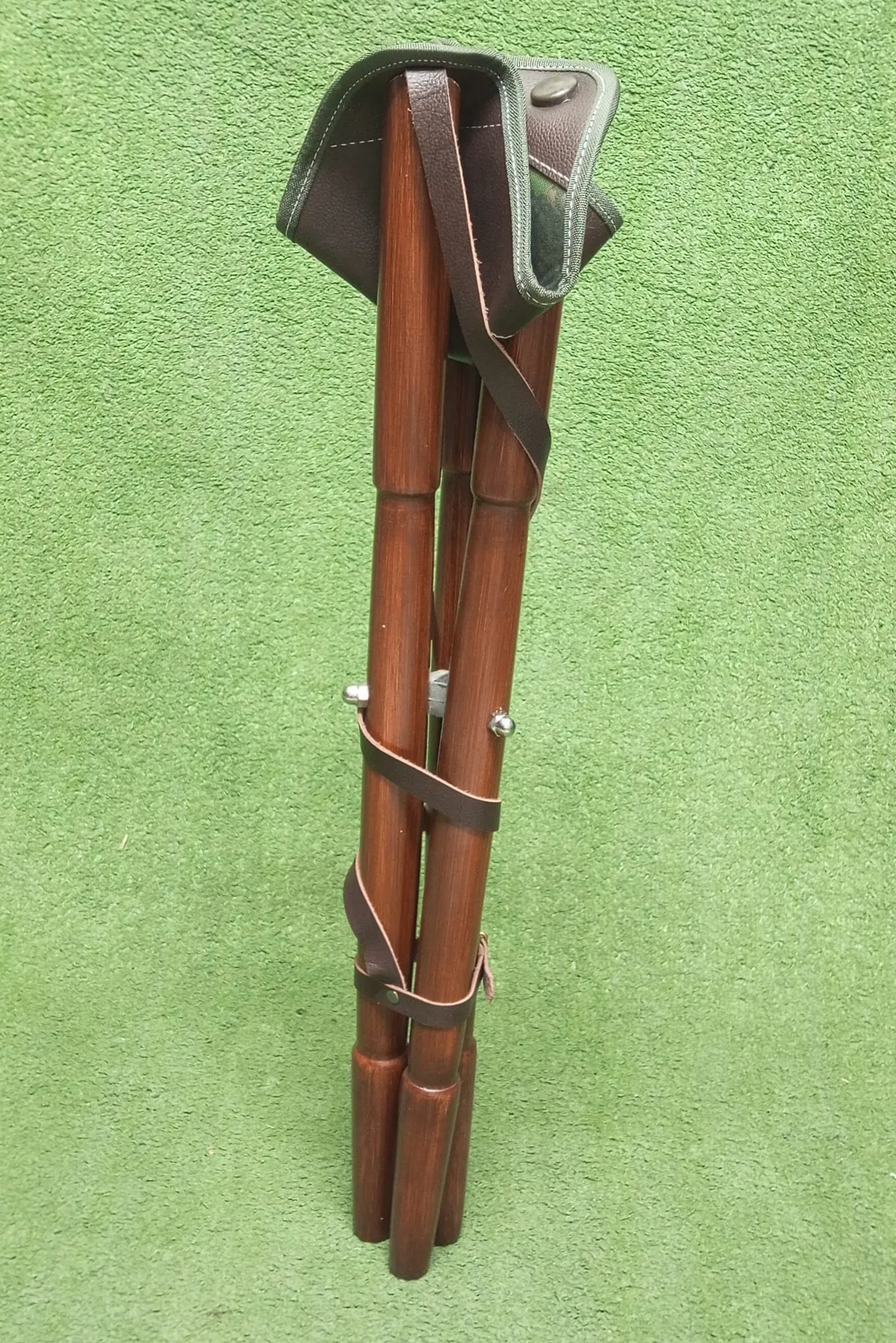 Foldable Tripod Camping Stool with Cordura Seat