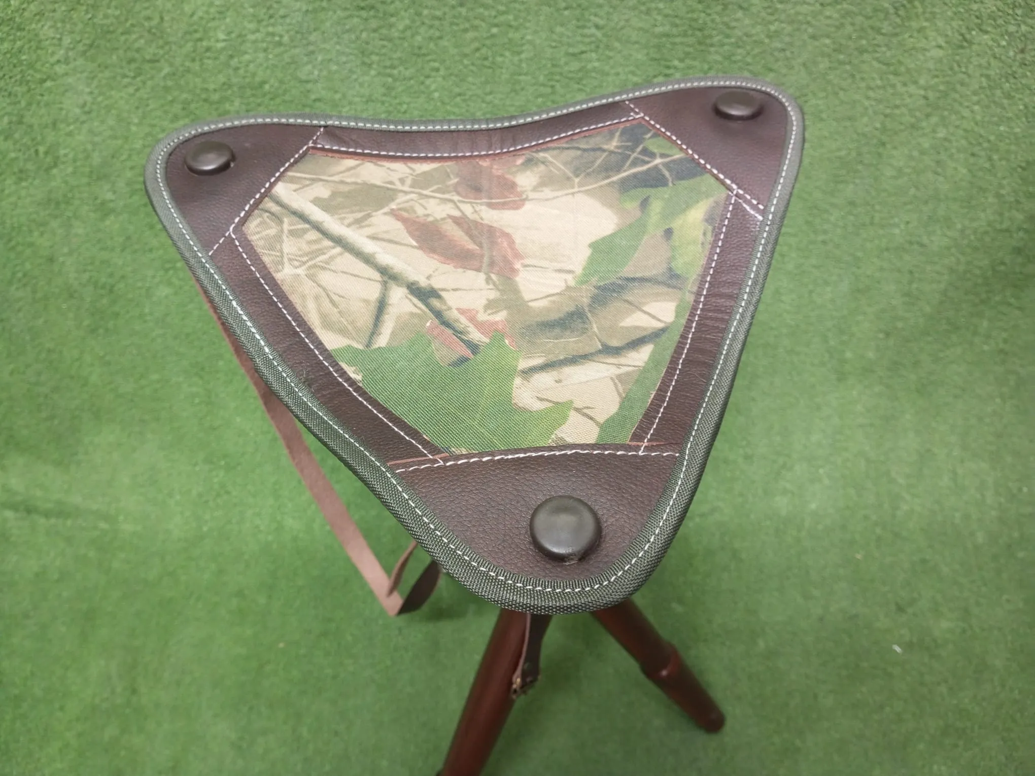 Foldable Tripod Camping Stool with Cordura Seat