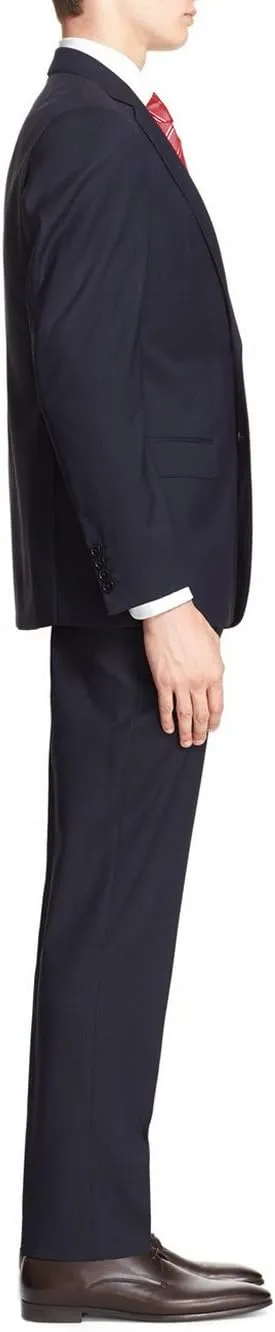 GN Luciano Men's 2 Button Modern Fit Two Piece Suit Pinstripe Jacket Pant