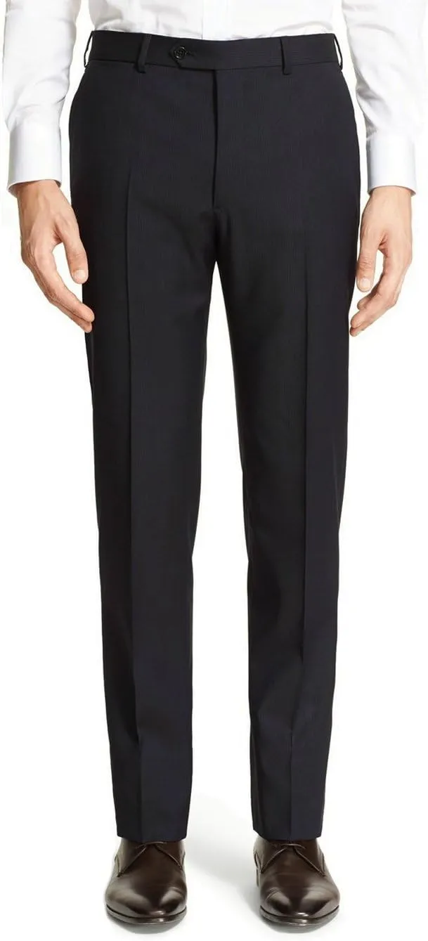 GN Luciano Men's 2 Button Modern Fit Two Piece Suit Pinstripe Jacket Pant