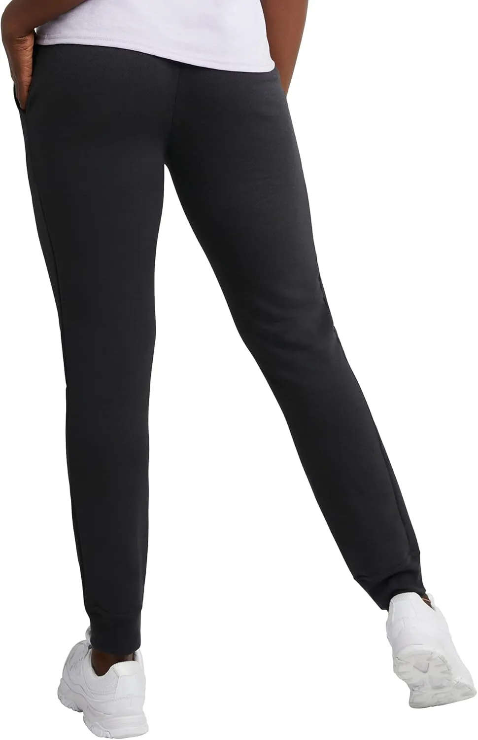 Hanes Women's Ecosmart Joggers, Midweight Cotton-Blend Fleece Sweatpants For Women