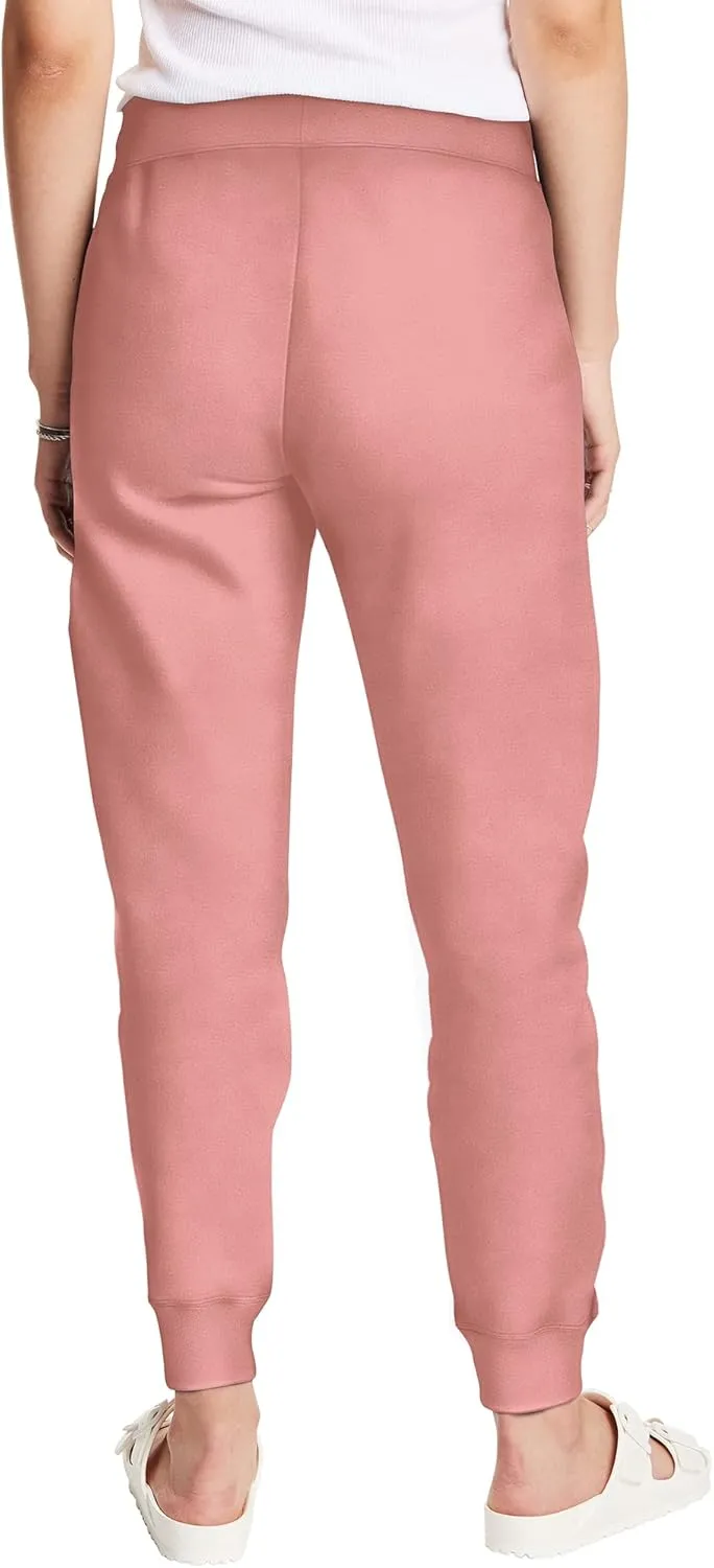 Hanes Women's Ecosmart Joggers, Midweight Cotton-Blend Fleece Sweatpants For Women