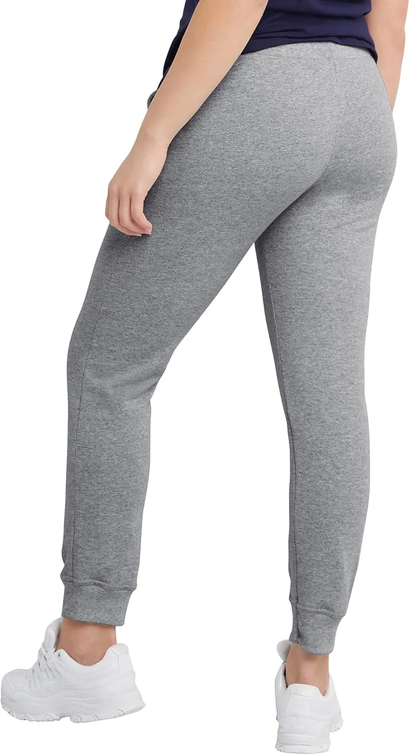 Hanes Women's Ecosmart Joggers, Midweight Cotton-Blend Fleece Sweatpants For Women