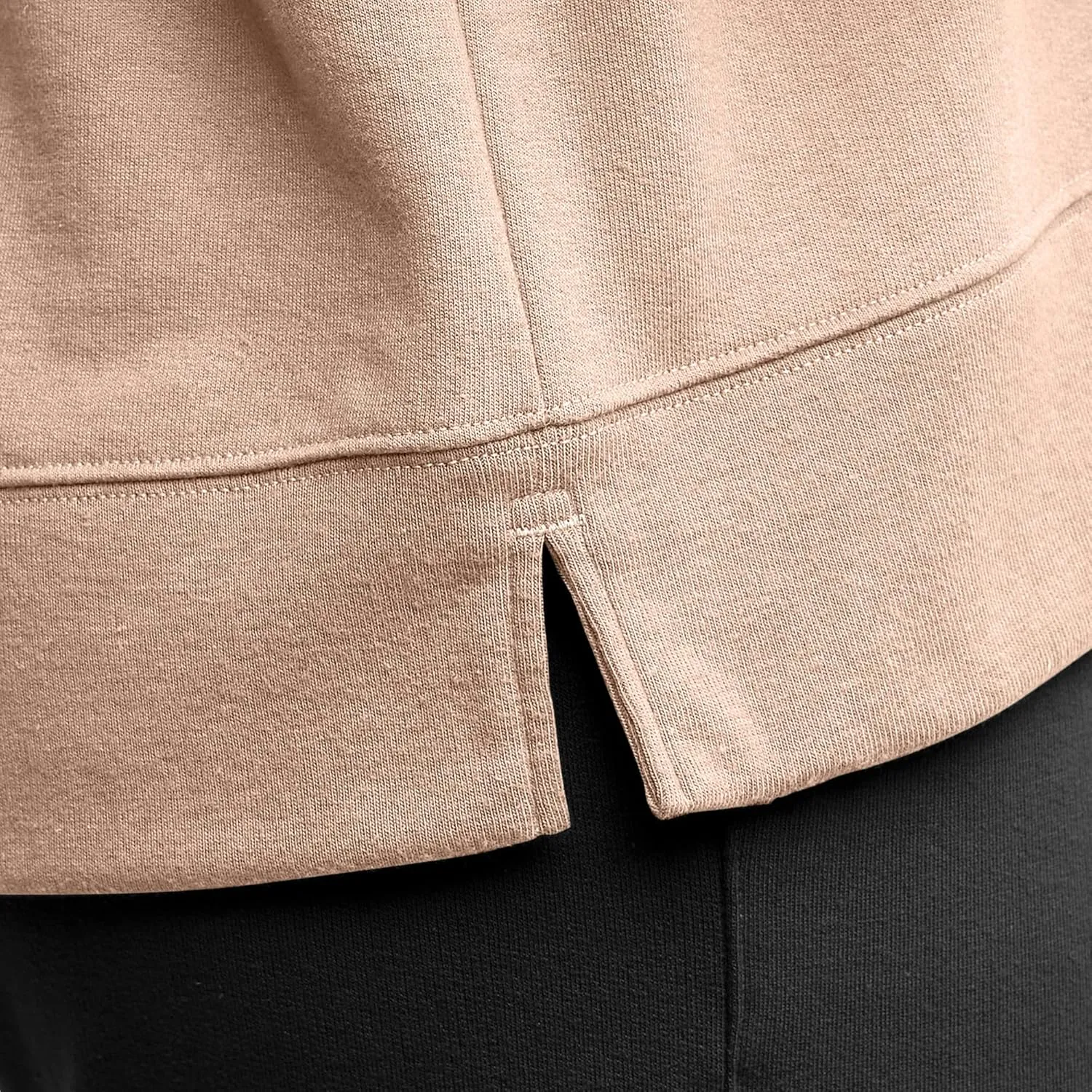 Hanes Women's Originals French Terry, Lightweight Fleece Pullover Sweatshirt, Available in Plus