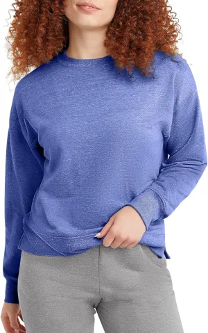 Hanes Women's Originals French Terry, Lightweight Fleece Pullover Sweatshirt, Available in Plus