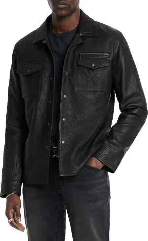 John Varvatos Men's Asher Leather Jacket