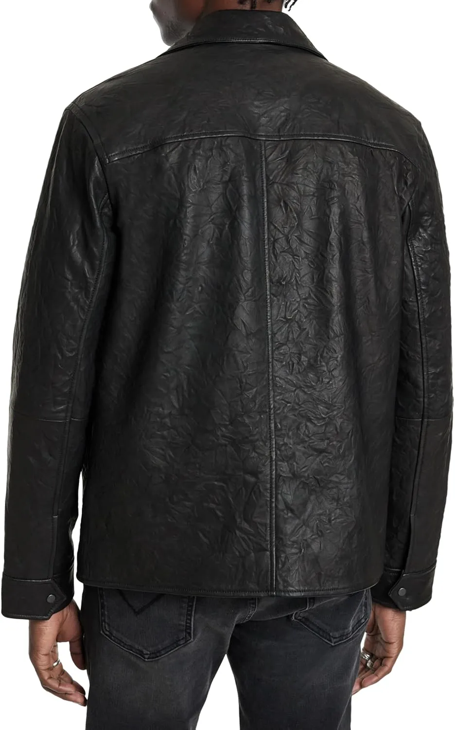 John Varvatos Men's Asher Leather Jacket