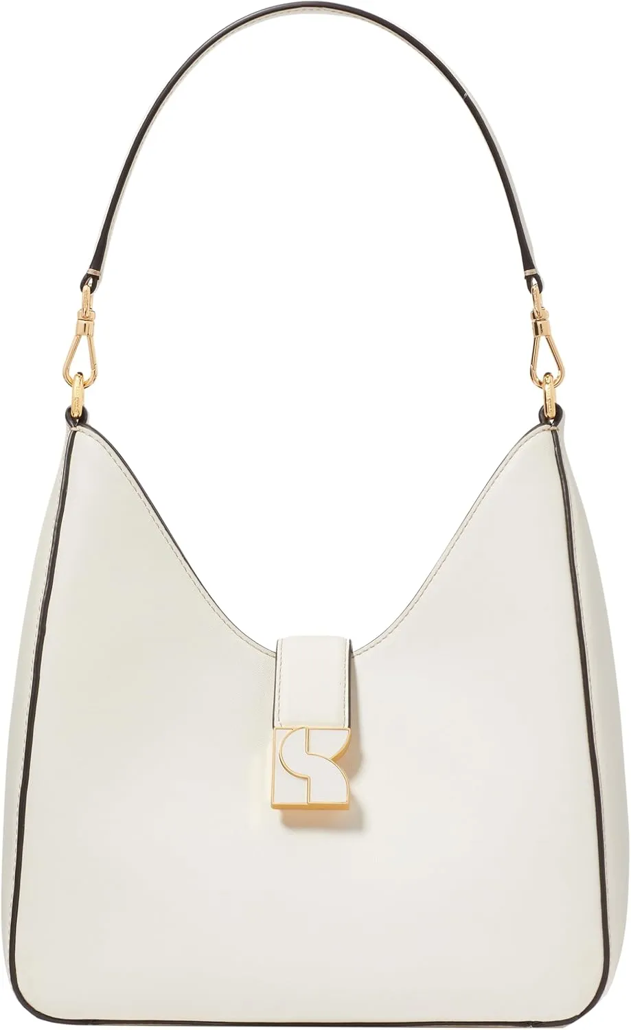 kate spade new york Dakota Smooth Leather Hobo Bag, Cream