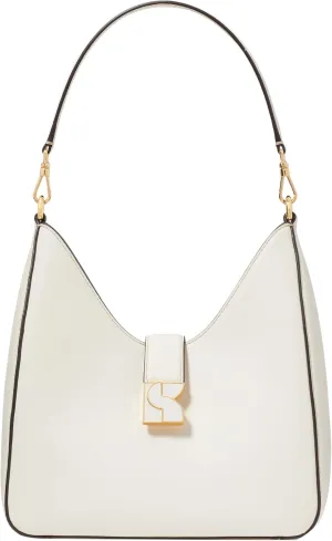 kate spade new york Dakota Smooth Leather Hobo Bag, Cream