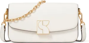 kate spade new york Dakota Smooth Leather Small Crossbody, Cream