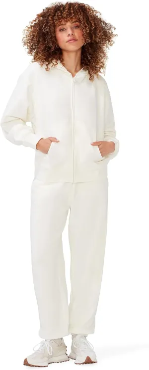 KUT & SO Womens Sweatsuits  Oversized Track Suit 2-Piece Set Includes Zip Hoodie and High-Rise Sweatpants