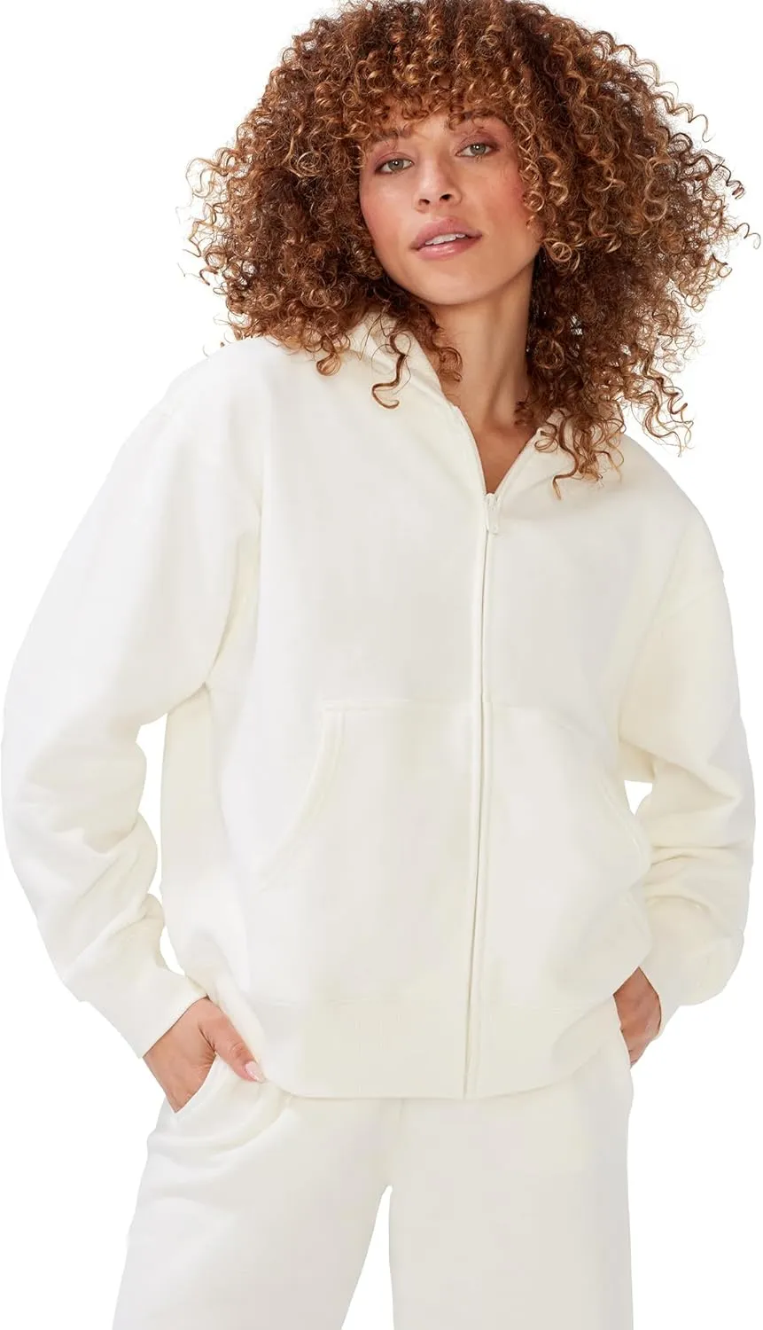KUT & SO Womens Sweatsuits  Oversized Track Suit 2-Piece Set Includes Zip Hoodie and High-Rise Sweatpants