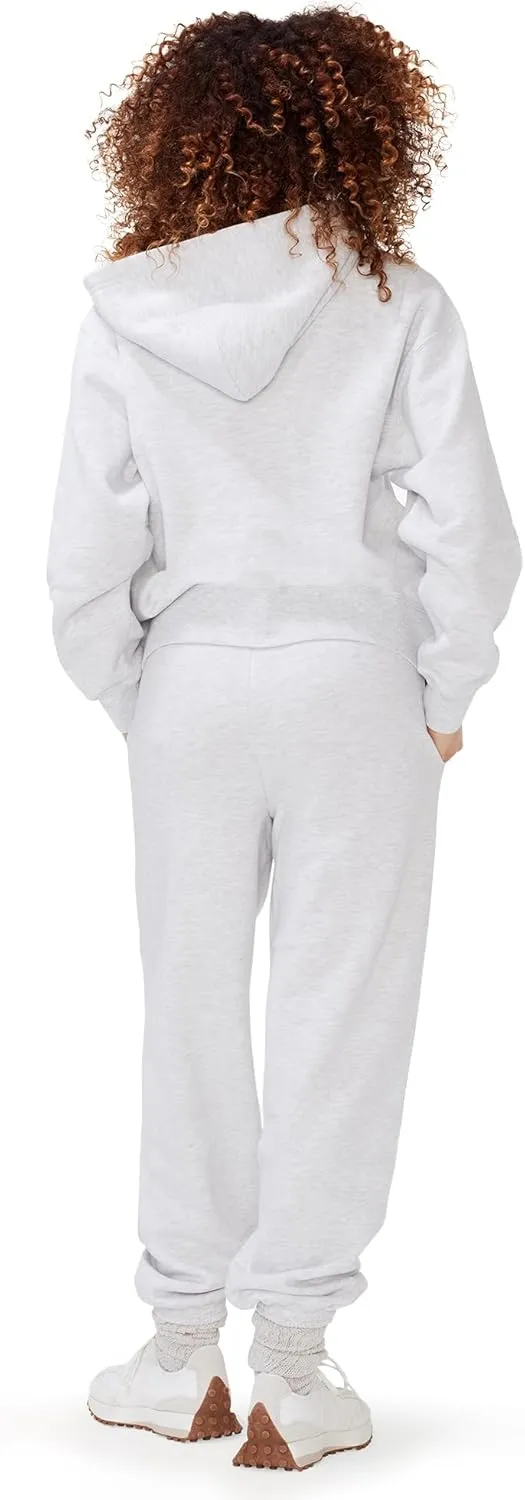 KUT & SO Womens Sweatsuits  Oversized Track Suit 2-Piece Set Includes Zip Hoodie and High-Rise Sweatpants