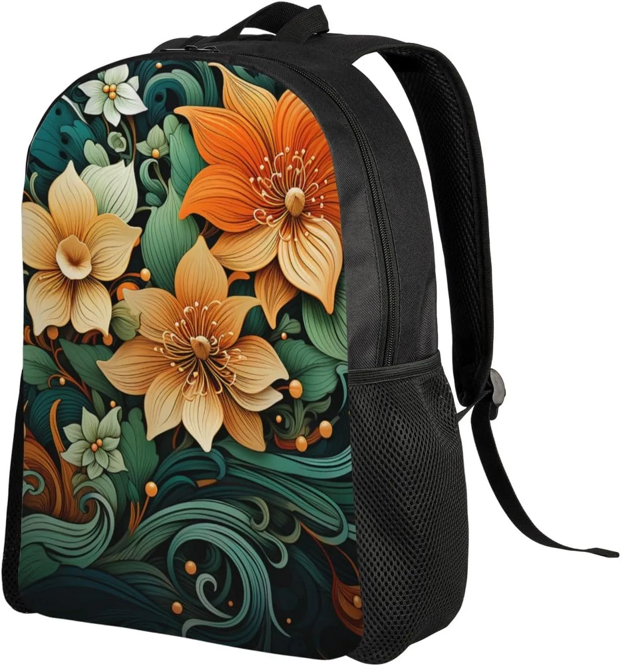Laptop Backpack for Women Men Carry-on Backpack Distinctive Pattern Design Daypack Lightweight Travel Shoulder Bags